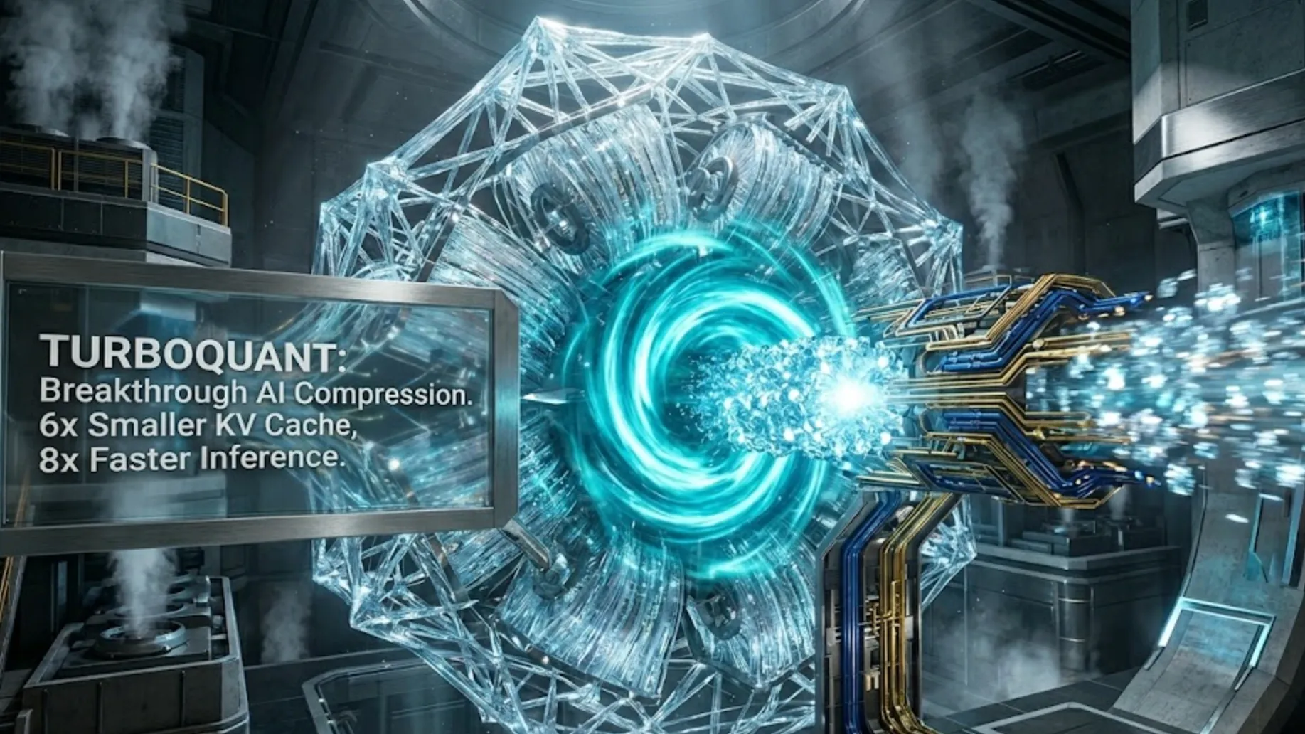 TurboQuantとは?GoogleのブレークスルーAI圧縮でKVキャッシュを6倍小さく、推論を8倍高速化