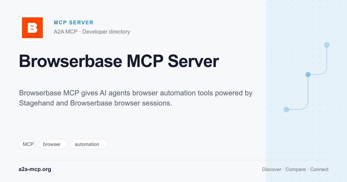 Browserbase MCP Server preview