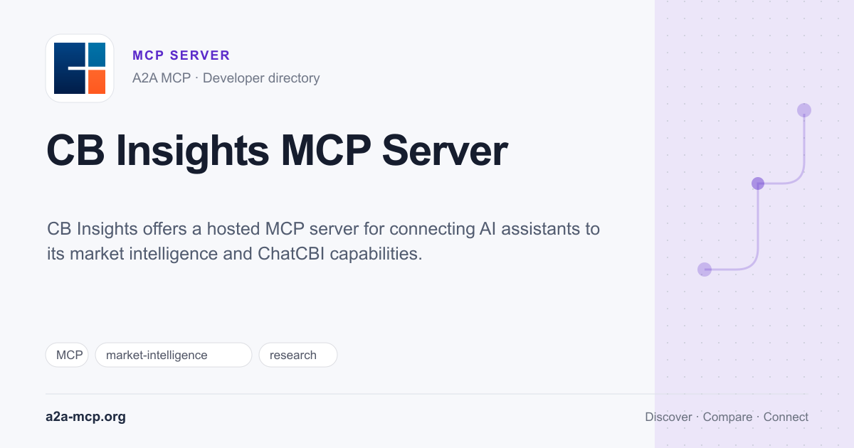 CB Insights MCP Server preview