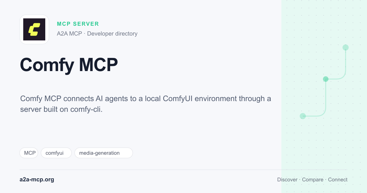 Comfy MCP preview