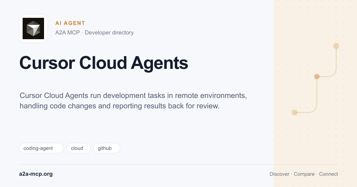 Cursor Cloud Agents preview