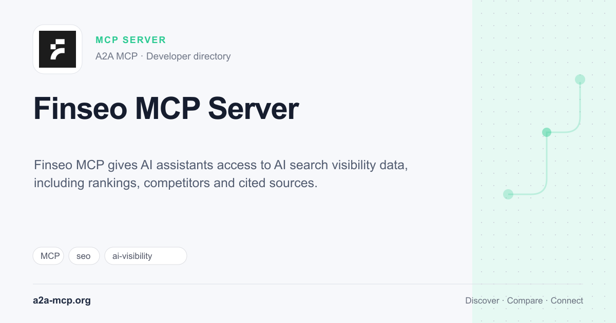 Finseo MCP Server preview