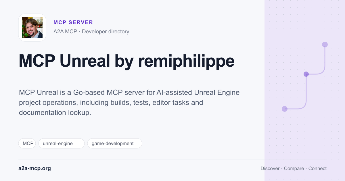 MCP Unreal by remiphilippe preview