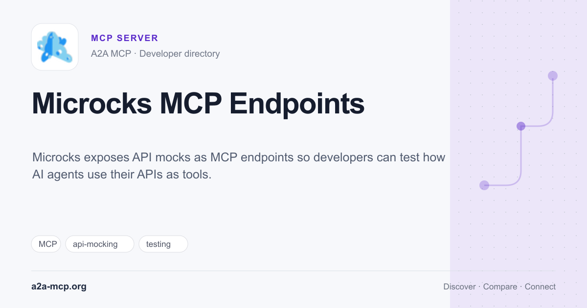 Microcks MCP Endpoints preview