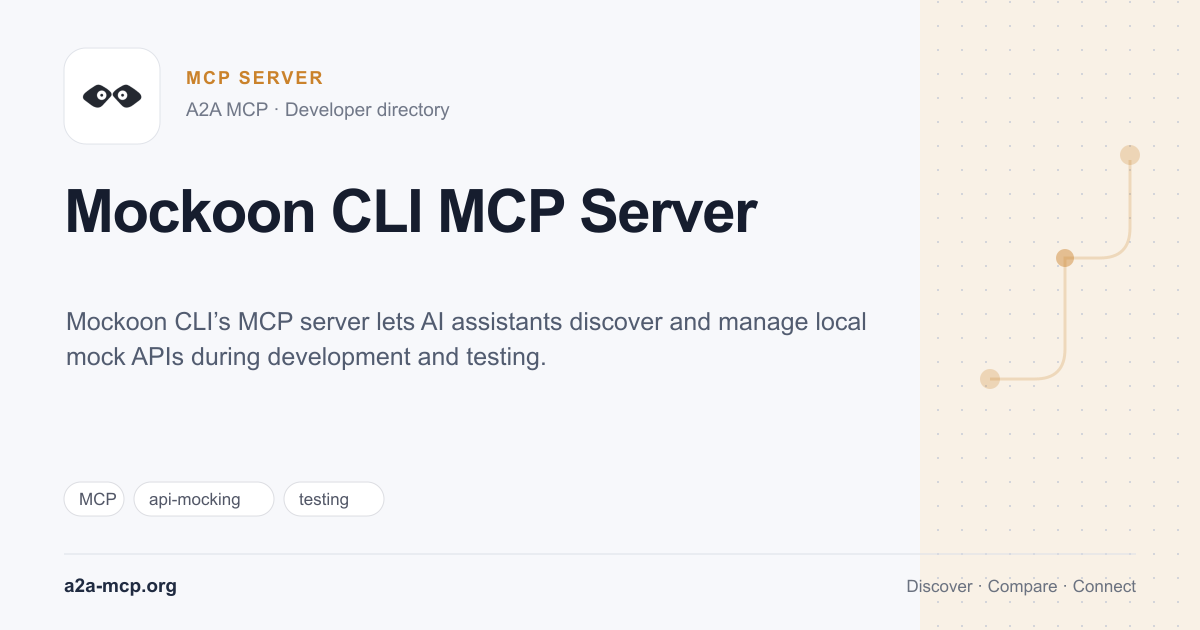 Mockoon CLI MCP Server preview