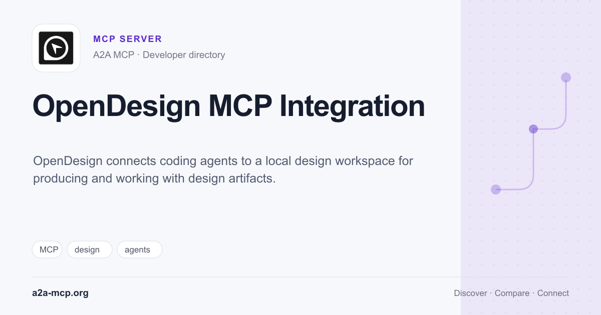 OpenDesign MCP Integration preview
