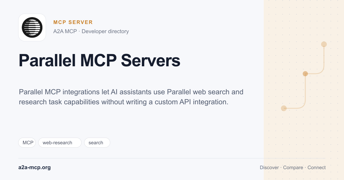 Parallel MCP Servers preview