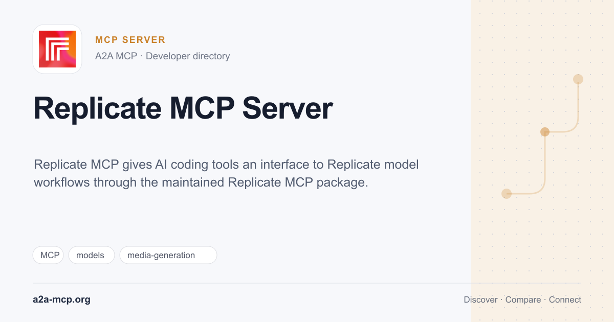 Replicate MCP Server preview