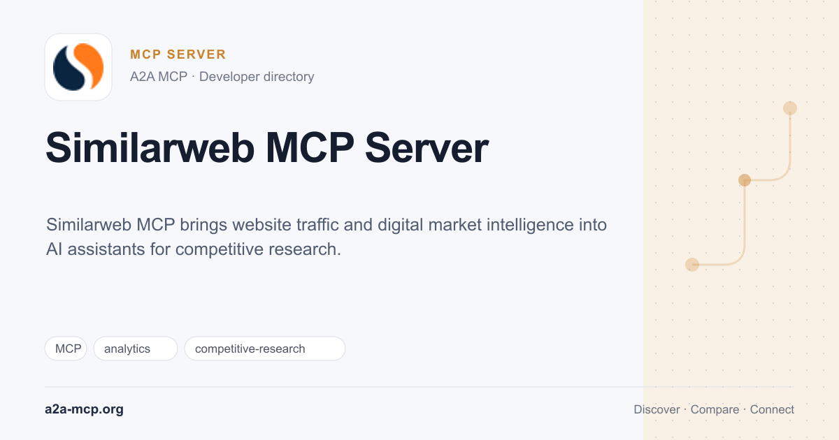 Similarweb MCP Server preview