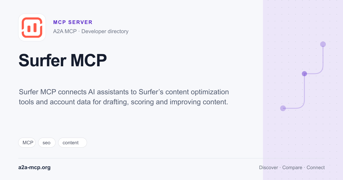 Surfer MCP preview