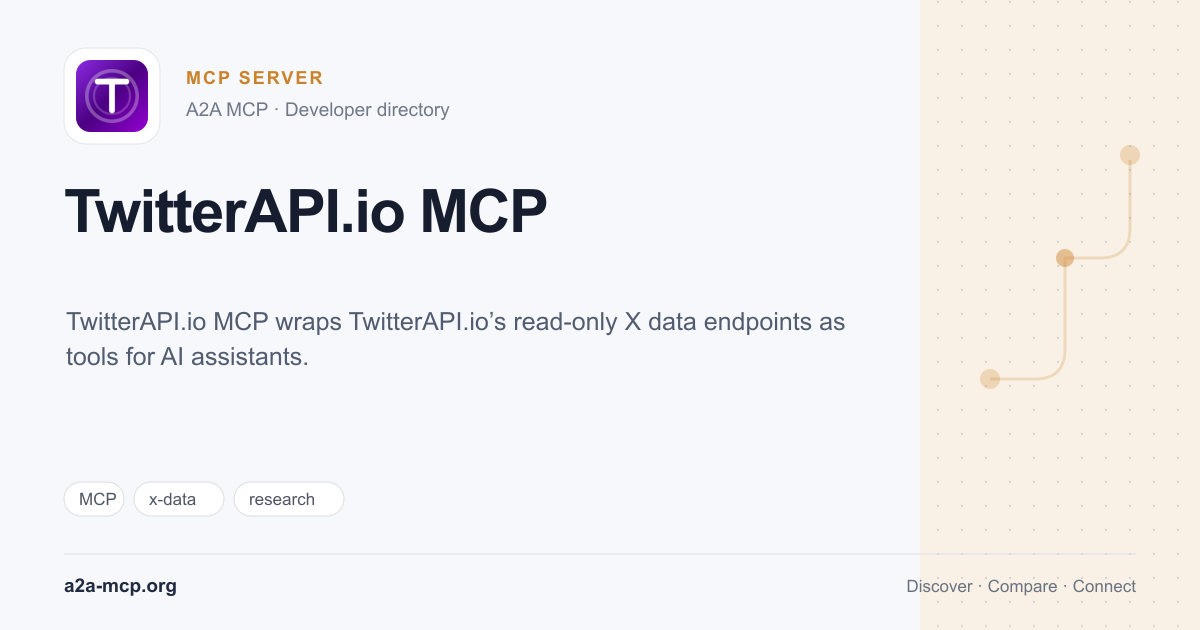 TwitterAPI.io MCP preview