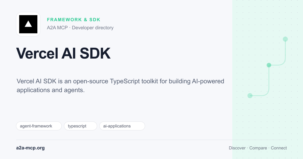 Vercel AI SDK preview